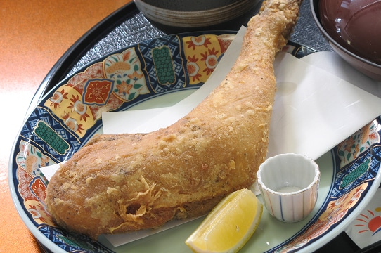 骨付もも唐揚げ御膳